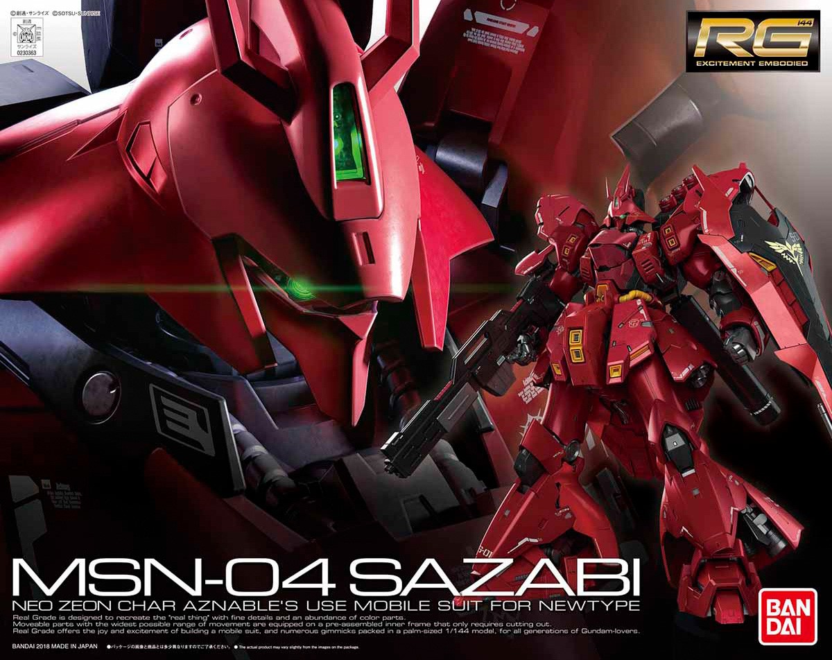 MSN-04 SAZABI (Gundam 61605) Bandai 61605