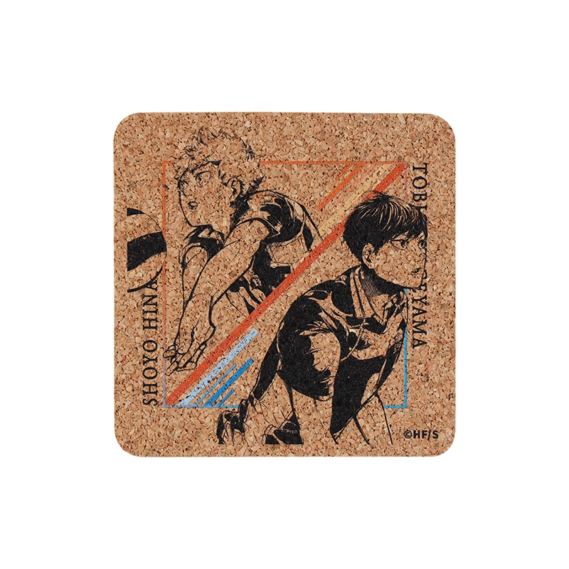 ハイキュー！！』コルクコースター 日向翔陽＆影山飛雄 【仙台観光特使