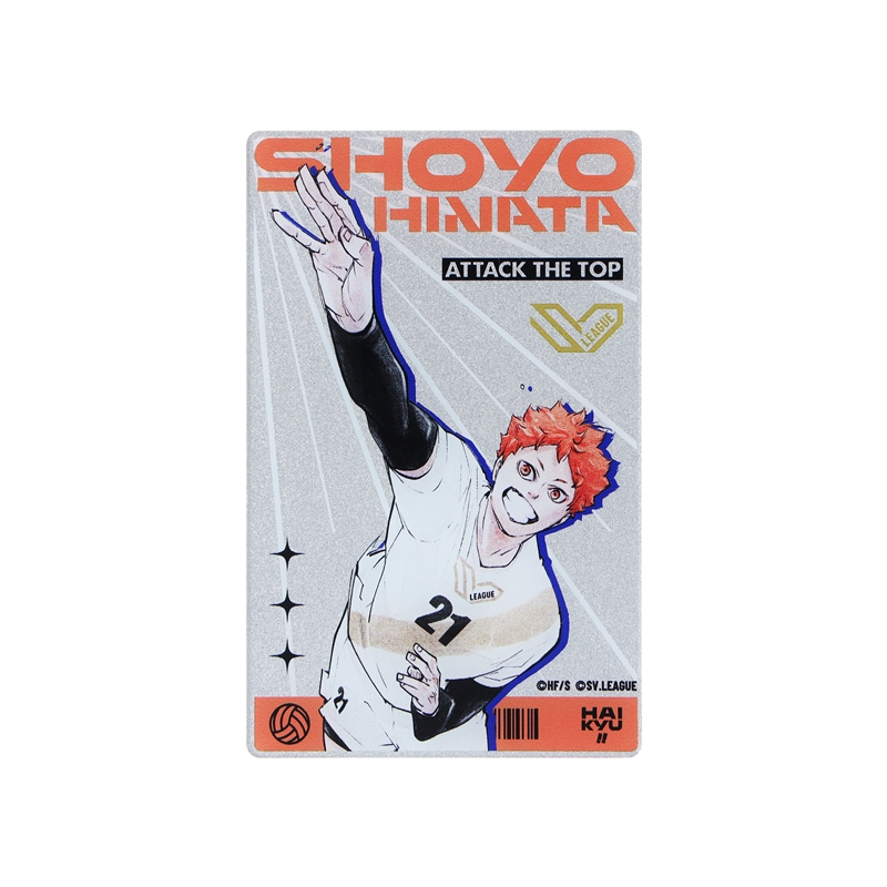 ハイキュー！！』メタリックアクリルカード 日向翔陽 ＜SVリーグ