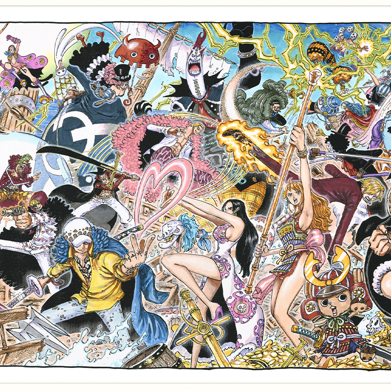 ONE PIECE』額装高精細複製原画 （週刊少年ジャンプ2021年