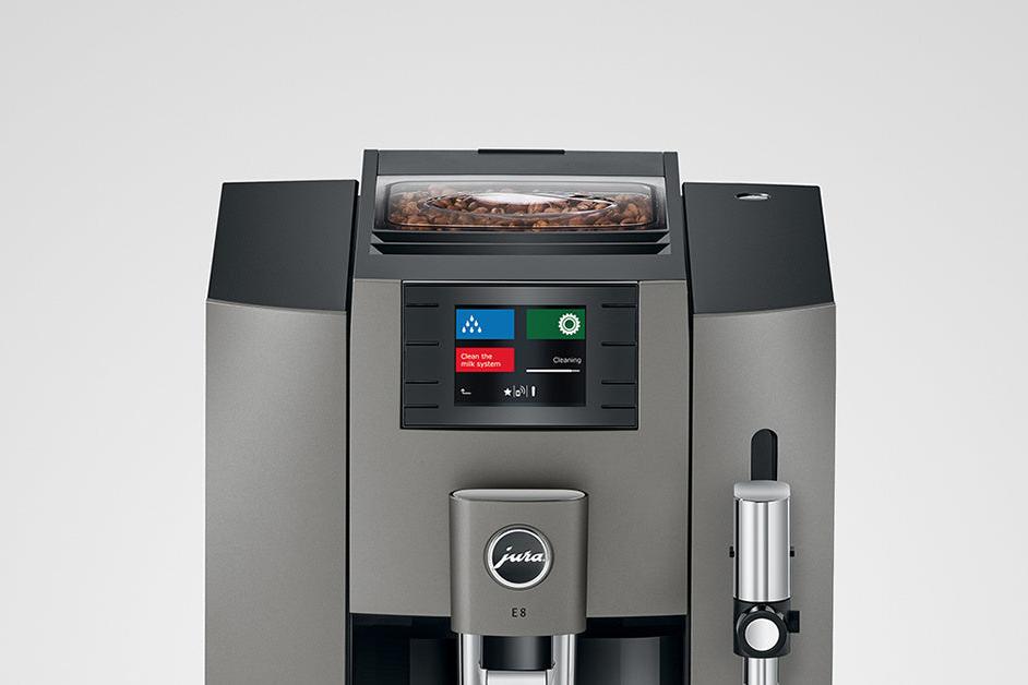 E8 Dark Inox JURA家庭用全自動コーヒーマシン
