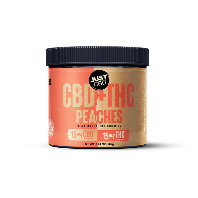 JustCBD + THC Orange Slices | Citrus Zest with Soothing Benefits