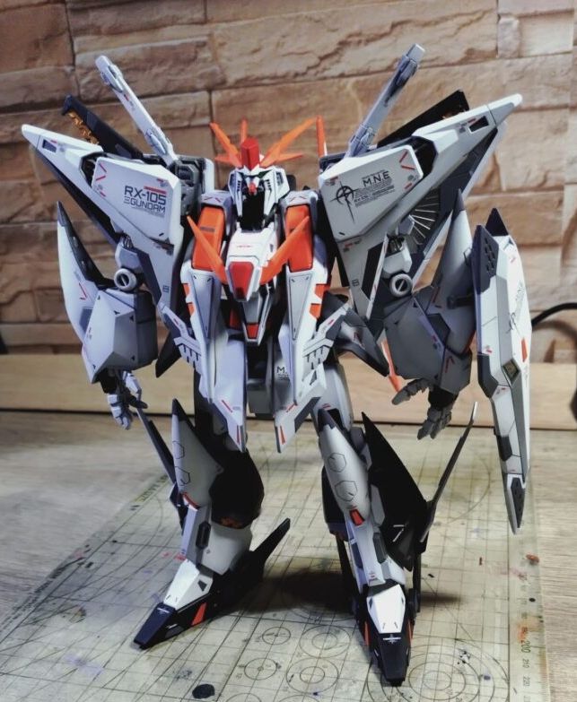 やっと入手！】閃光のハサウェイ『HG クスィーガンダム』を全塗装で