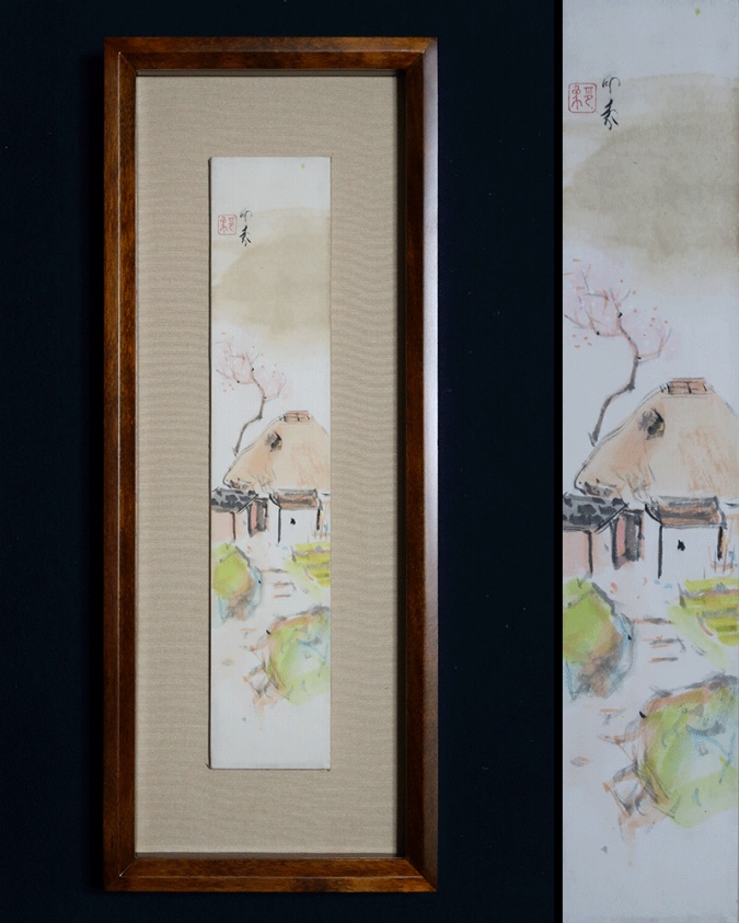 堂本印象 春 | 掛軸(掛け軸)販売／表装ご依頼は掛軸いっぷく掛軸