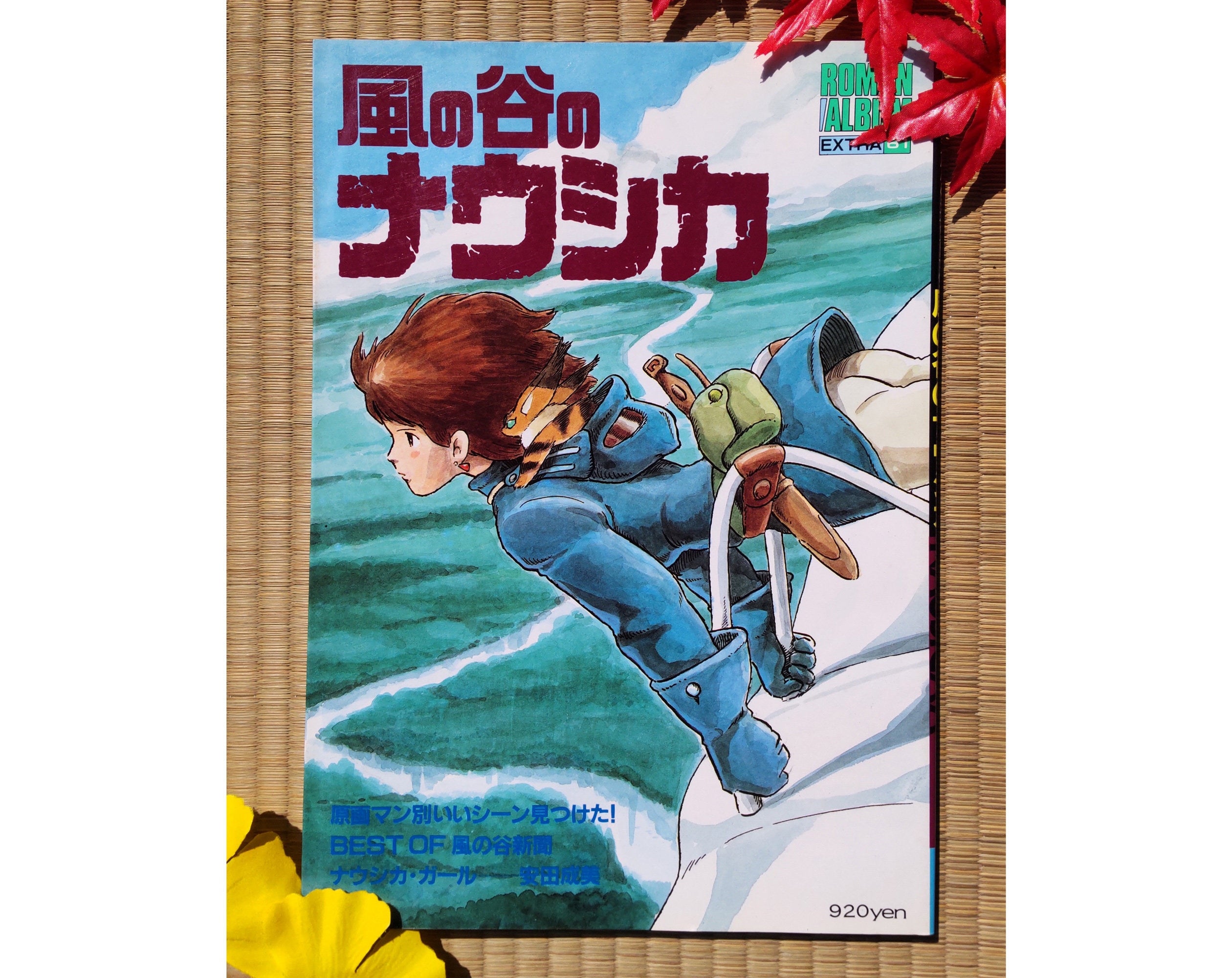Vintage* Official Ghibli Nausicaä Artbook Roman Album • Nausicaa