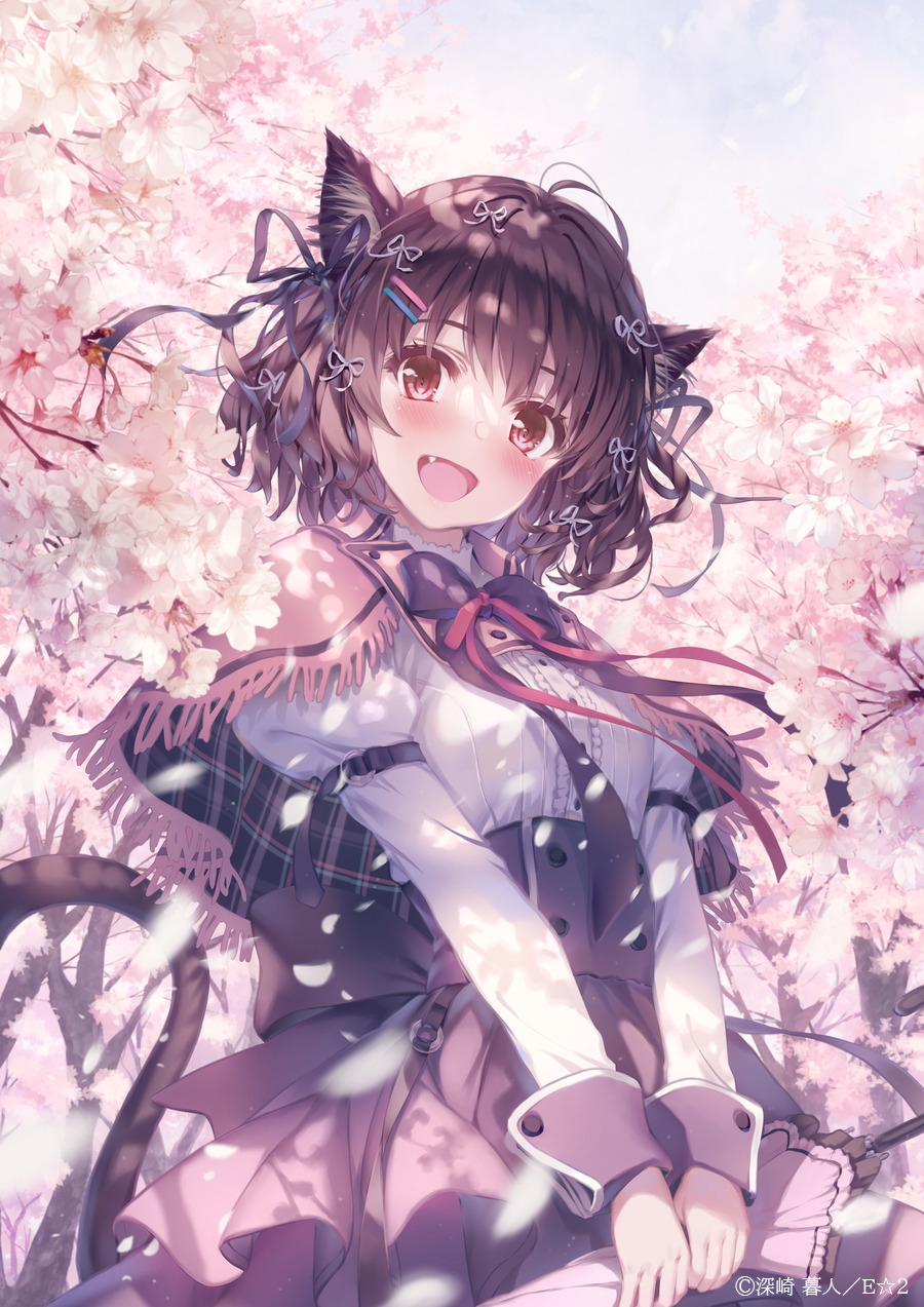 深崎暮人先生 新作版画紹介！！『Cradle-SAKURA-』 | 神絵祭2023