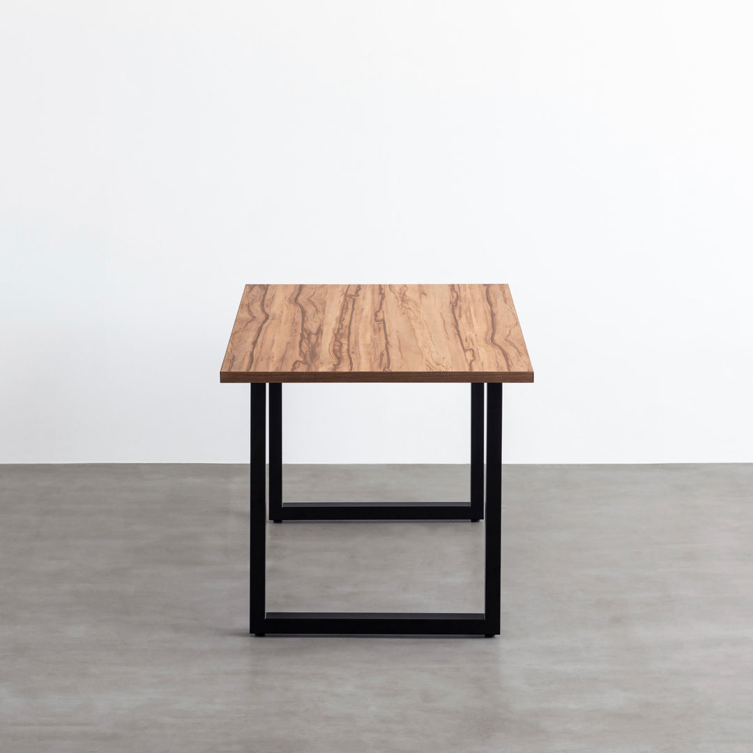 THE TABLE / サテンウォルナット × Black Steel – KANADEMONO