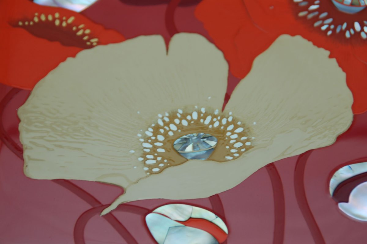 蒔絵色紙箱「芥子」｜作品紹介｜金沢市デジタル工芸展