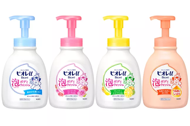 泡で出てくる！ボディウォッシュ | ボディウォッシュシリーズ | ビオレ