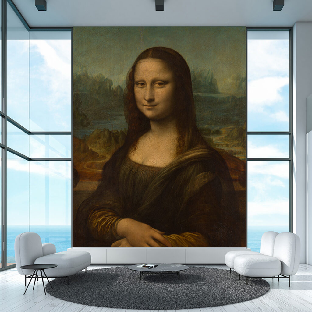 世界の名画】KP-0135 レオナルド・ダ・ヴィンチ【モナリザ】 - 和風