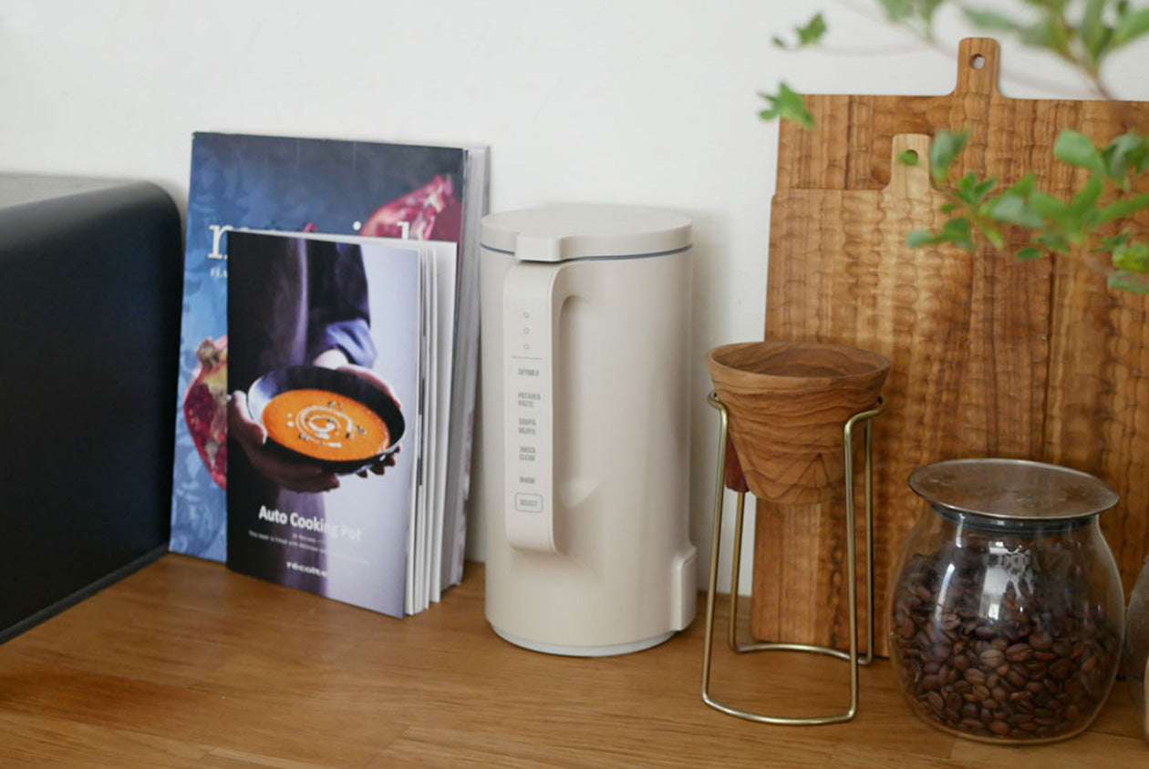 recolte/レコルト＞自動調理ポット 《別冊レシピブック&トング付き特別