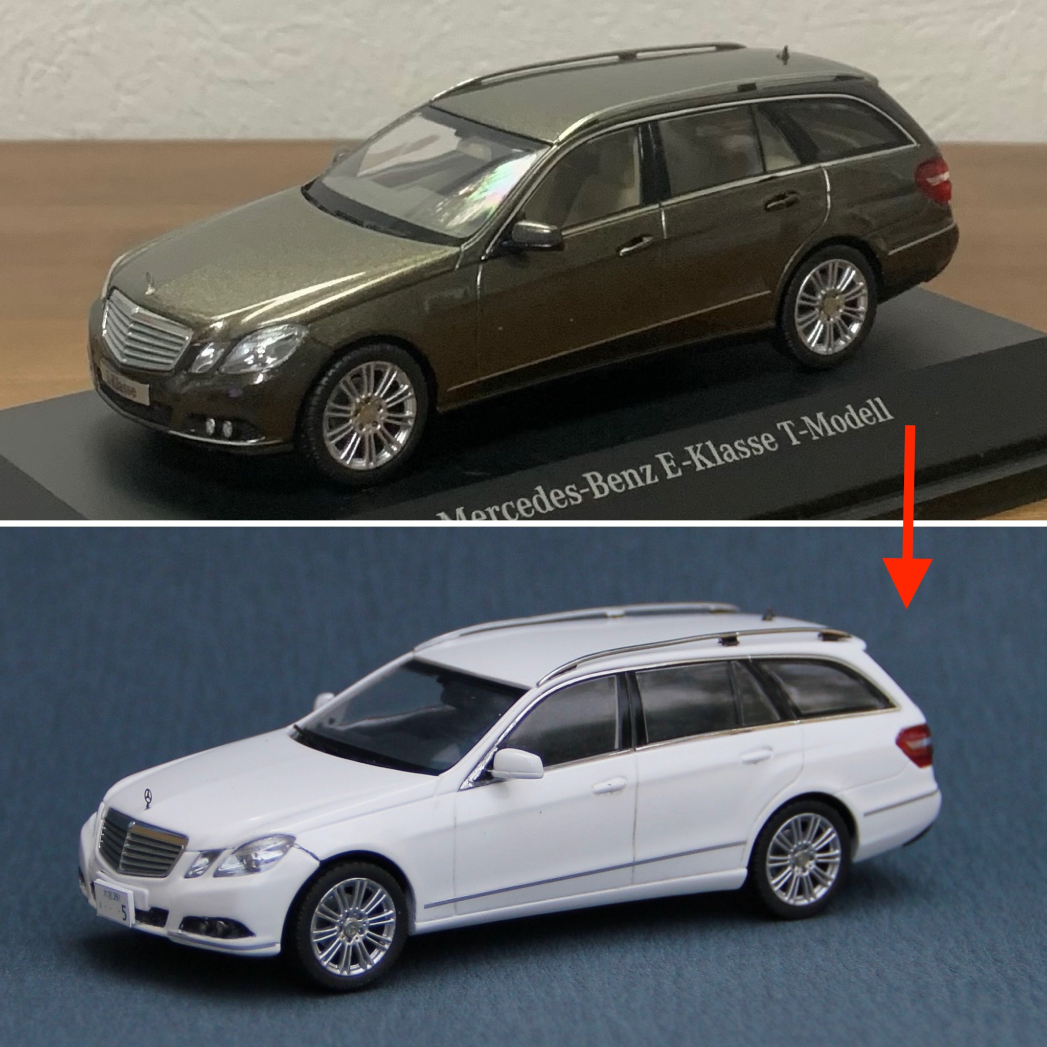 No.66 T-Modell 1/43メルセデスベンツEクラスワゴン – 模型製作 かえる工房