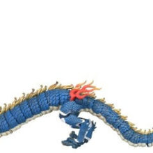 タケヤ式自在置物 龍(りゅう) 着彩 連長版｜KTプロジェクト｜海洋堂