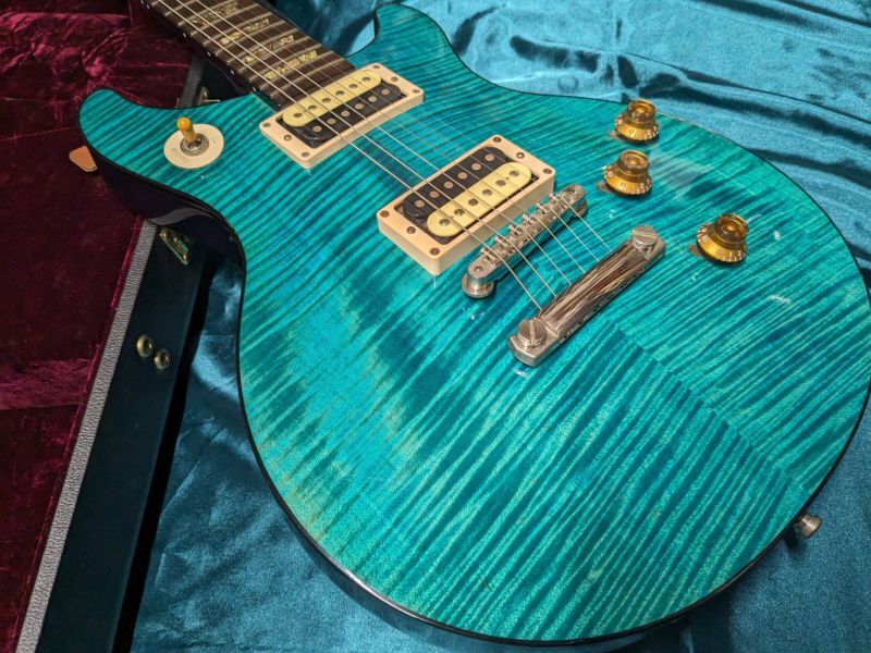 Gibson Custom Shop / Tak Matsumoto DC Standard Flame Top Aqua Blue