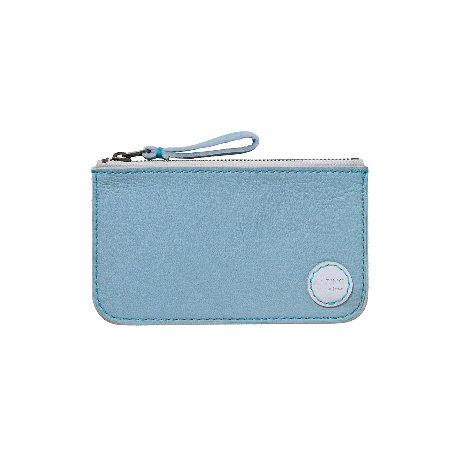 総手縫い 鹿革 マチ無し ポーチ マルチケース | 株式会社 KAZINO