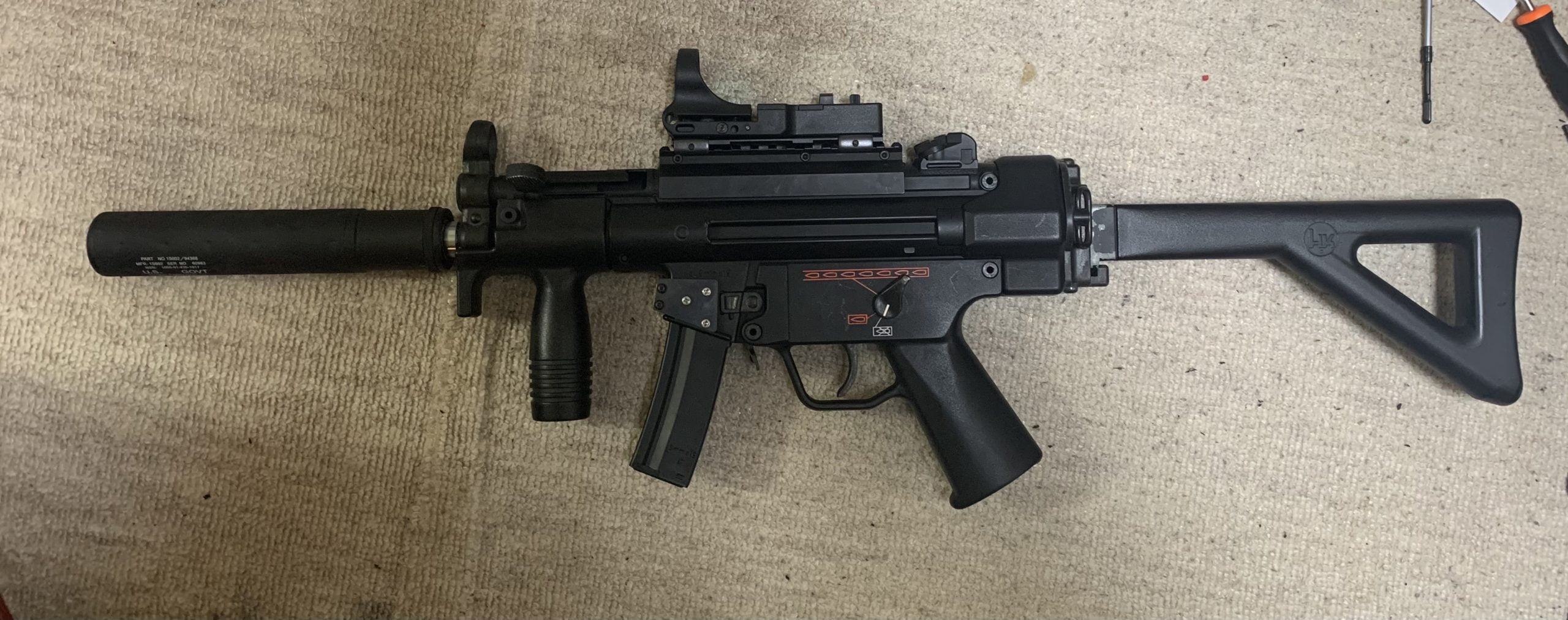 東京マルイ ハイサイクル電動ガン MP5Kのメンテナンス完了