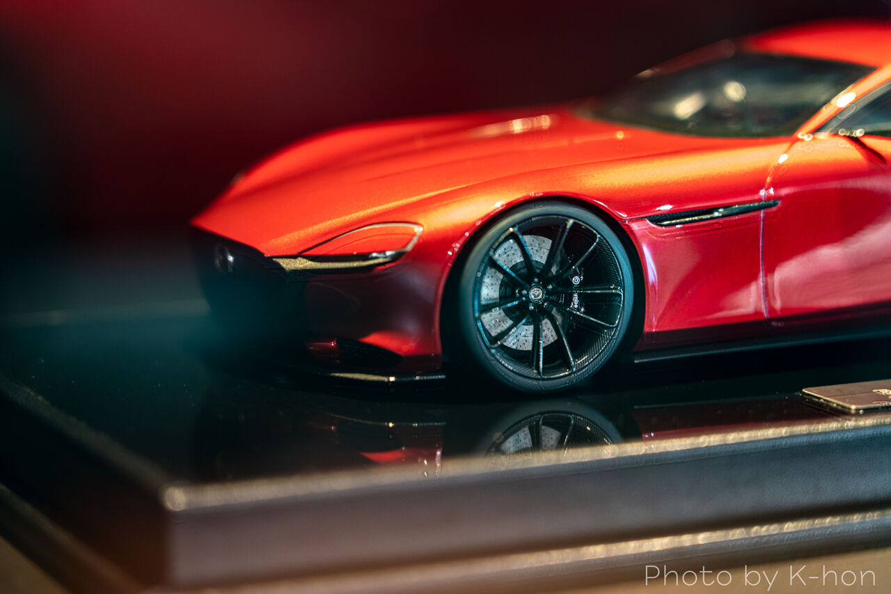 モデルカー「1/18 MAZDA RX-VISION」の抽選応募申し込みは7月21日まで