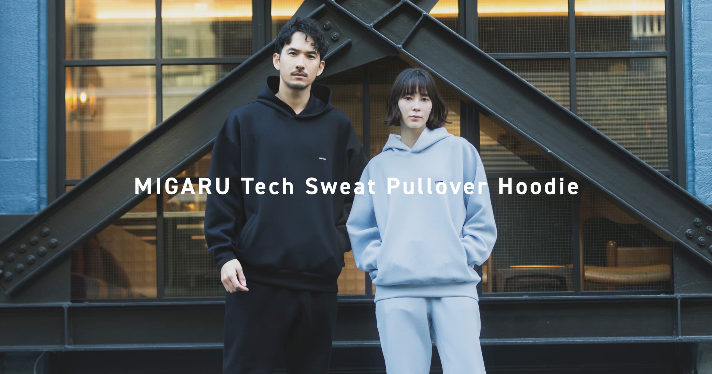 MIGARU Tech Sweat Pullover Hoodie _25SS | TENTIAL公式オンラインストア