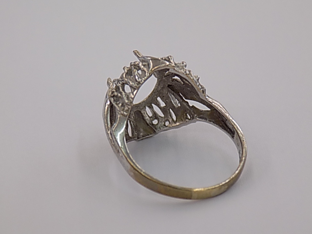 K14WG刻印 14金ホワイトゴールド リング – キングラム