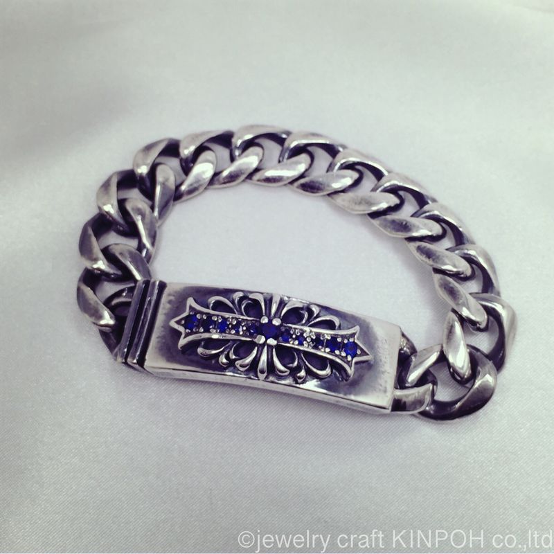 クロムハーツシルバーブレスレット｜燻し・新品加工メンテナンス