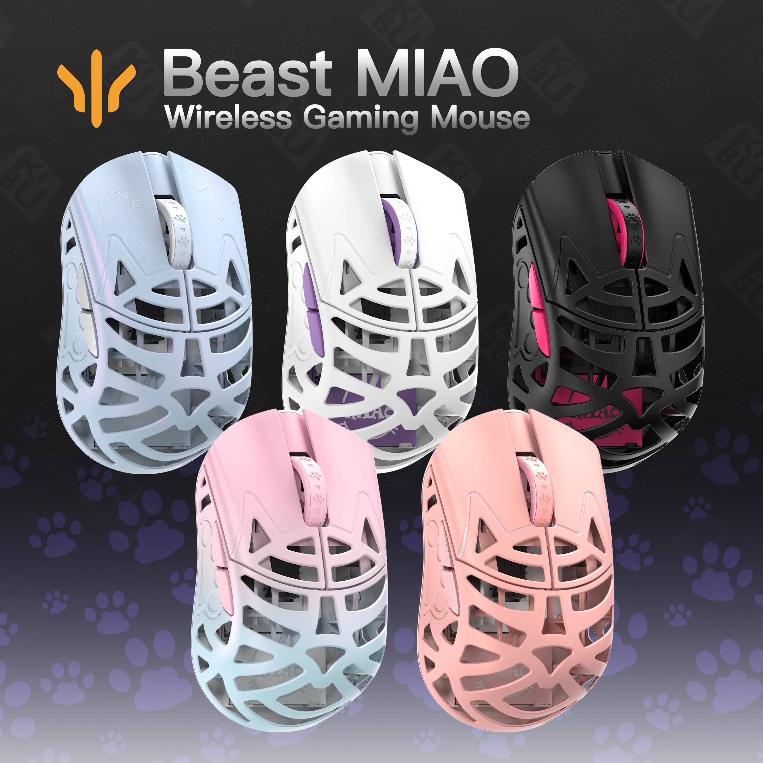 WLMOUSE × DRG Beast X Series サイド穴なし【ゲーミングマウス】