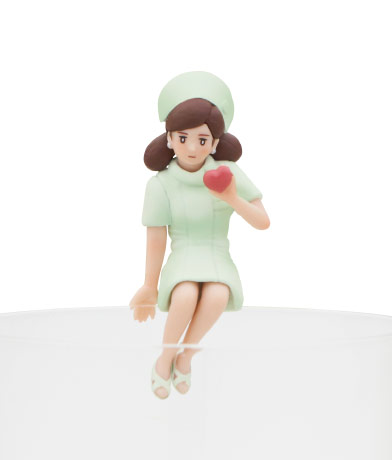 コップのフチ子 ナース｜株式会社キタンクラブ