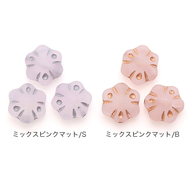 チェコ パフフラワー ミックスピンクマット/B – 貴和製作所オンライン