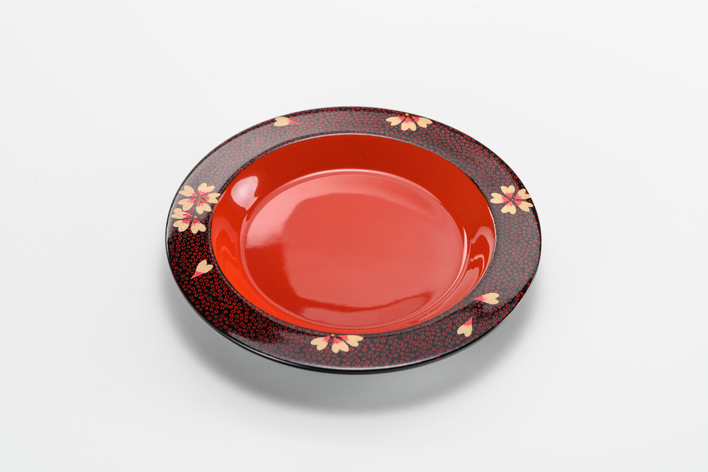 銘々皿(15cm) 七々子/桜 | 津軽塗 小林漆器のネット通販