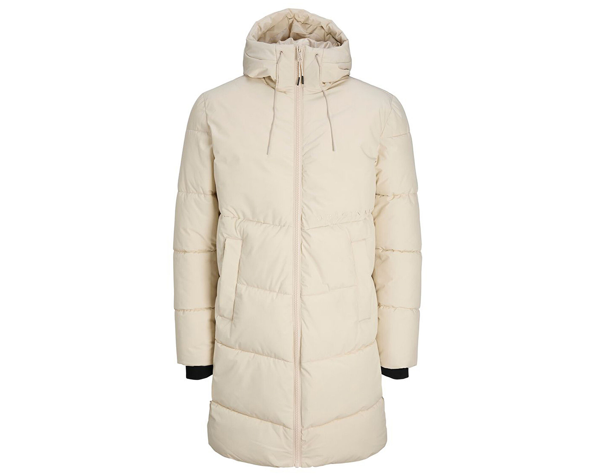 Jack Jones Erkek Jorcopenhagen Long Puffer Ln Krem 12215283-MOONBEAM