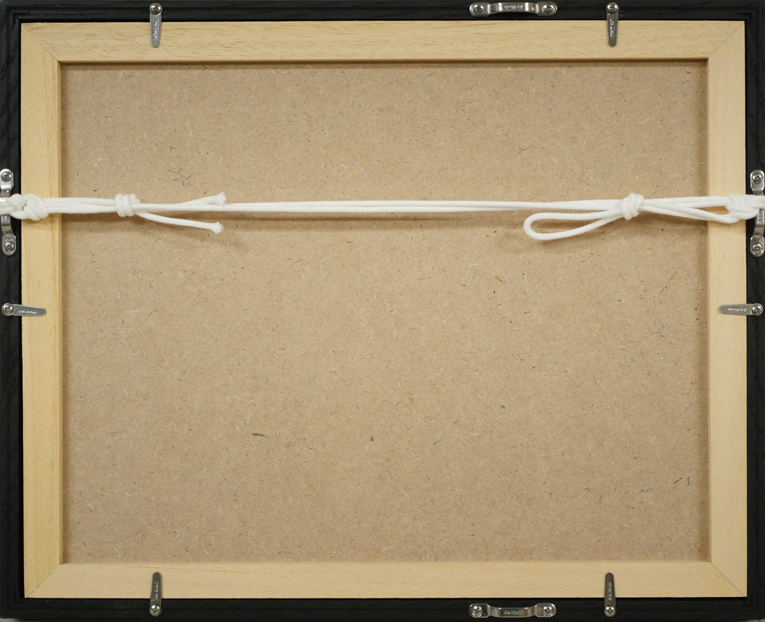 高橋揆一郎「見習学士・土田誠（新聞挿絵カット原画）」肉筆水墨画