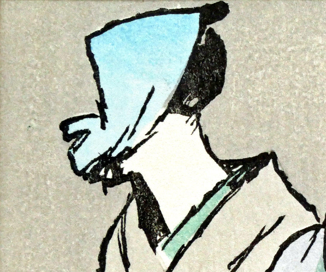 竹久夢二「夢二小品版画集より（加藤版画研究所）」木版画 絵画買取