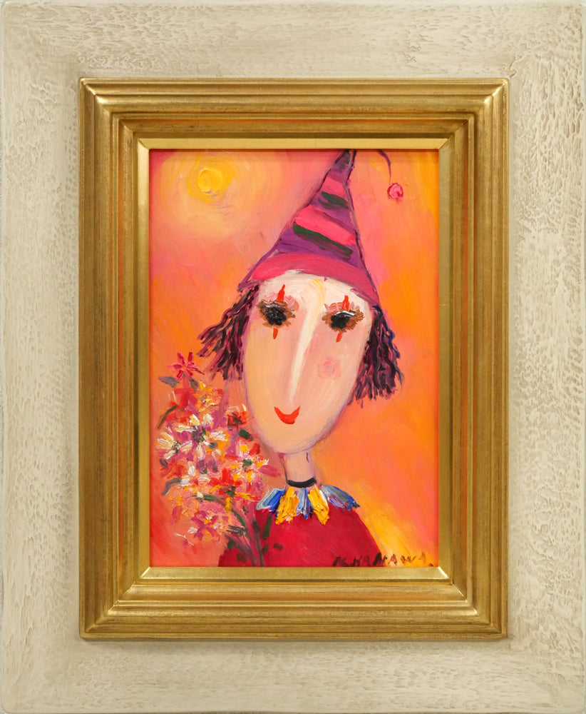 塙賢三「サーカス」油絵・SM 絵画買取・販売の小竹美術