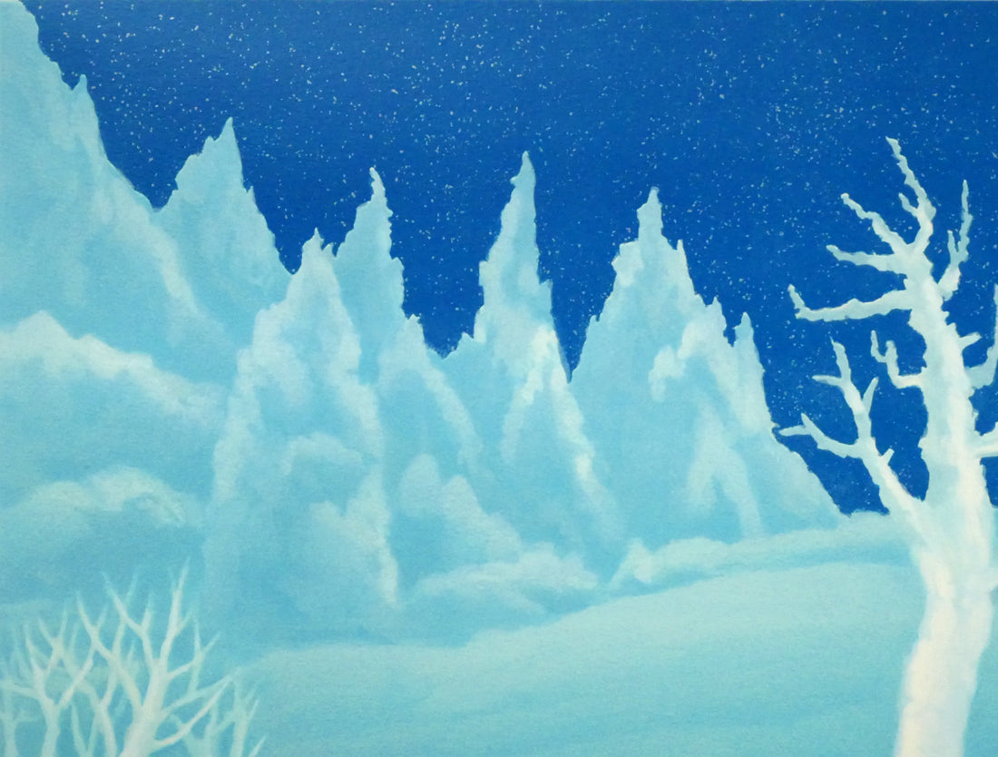 東山魁夷「月光」リトグラフ 絵画買取・販売の小竹美術