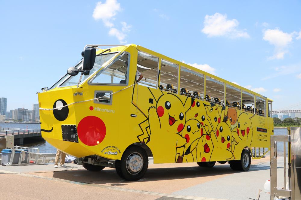 終了】水陸両用バス「スカイダック」×ピカチュウ | イベント | 江東