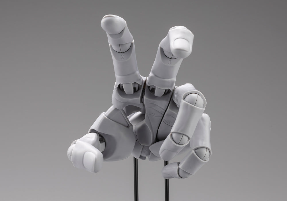 ARTIST SUPPORT ITEM HAND MODEL MEN'S/L -GRAY- – KOTOBUKIYA US ONLINE