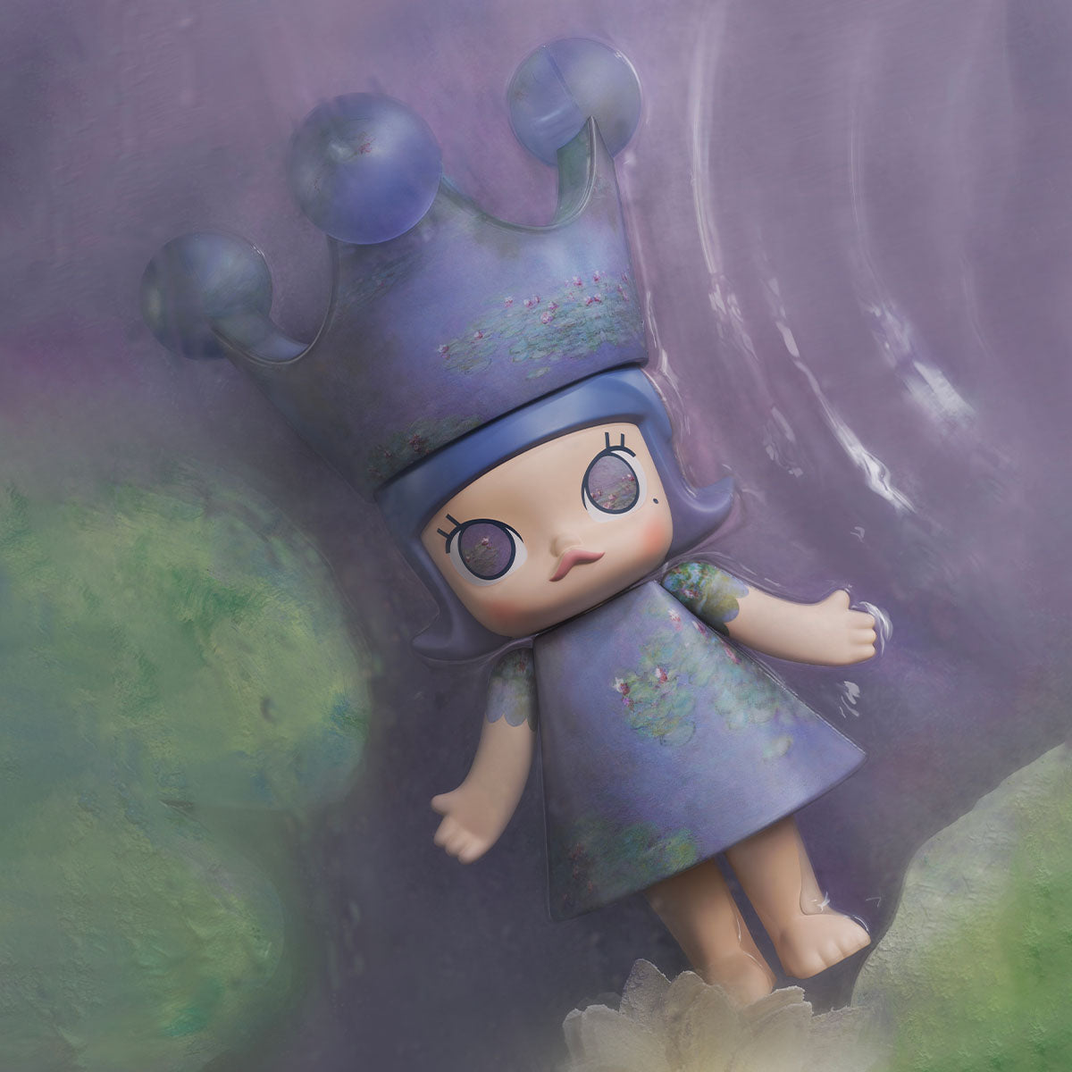 Pop Mart MEGA ROYAL MOLLY 400% Monet-Les Nymphéas – Kouhigh Toys