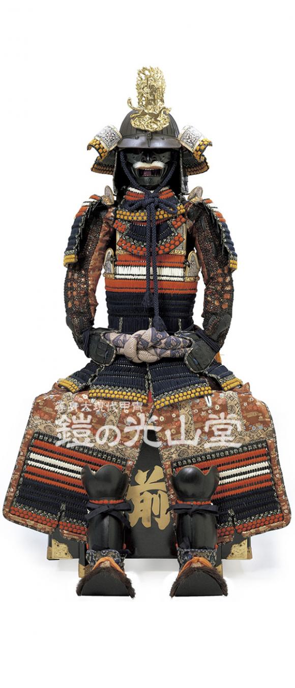 鎧の光山堂 / 上杉謙信公着用写 色々糸威黒小札腹巻