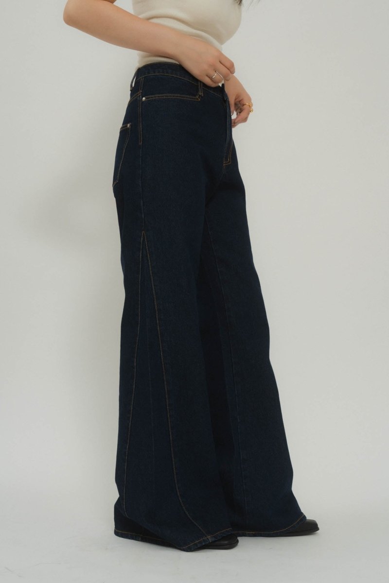 denim baggy pants/3color | KNUTH MARF