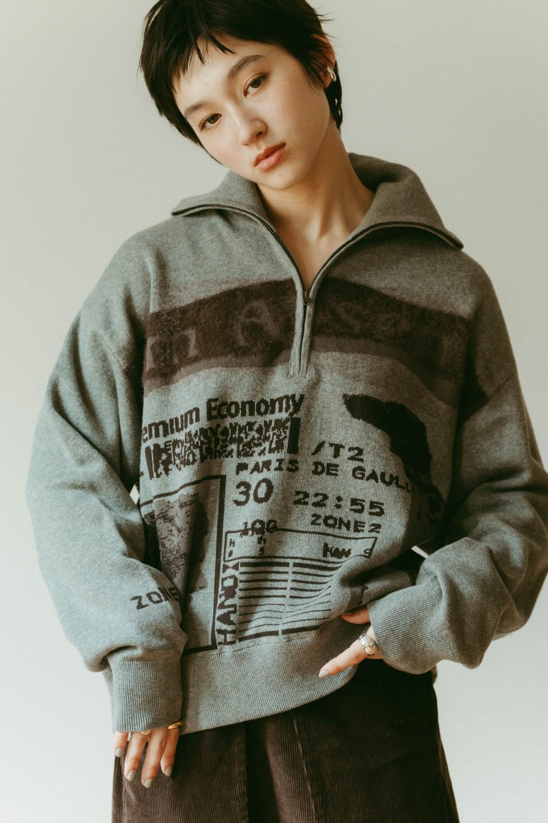 concept jacquard knit/gray | KNUTH MARF