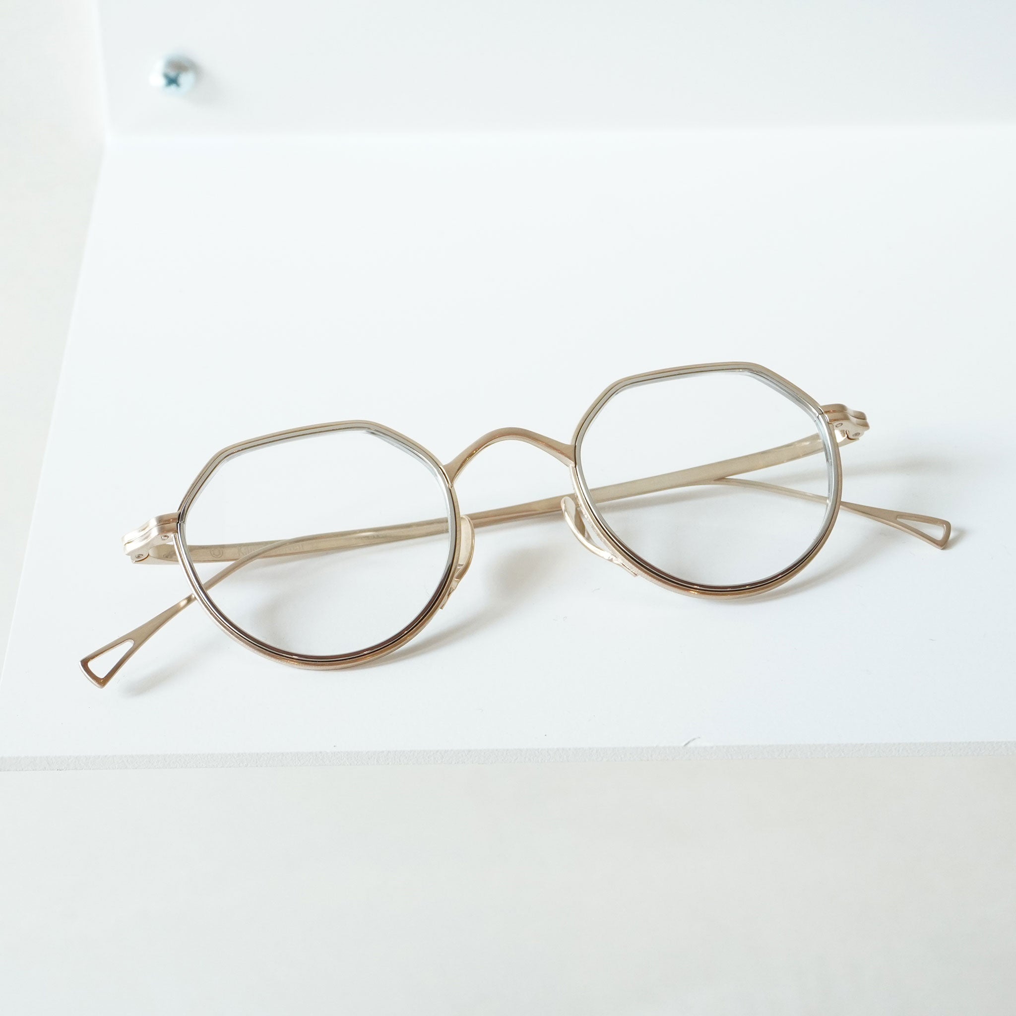 KameManNen カメマンネン / KMN 1231 / LGH/TS ゴールド / メガネ