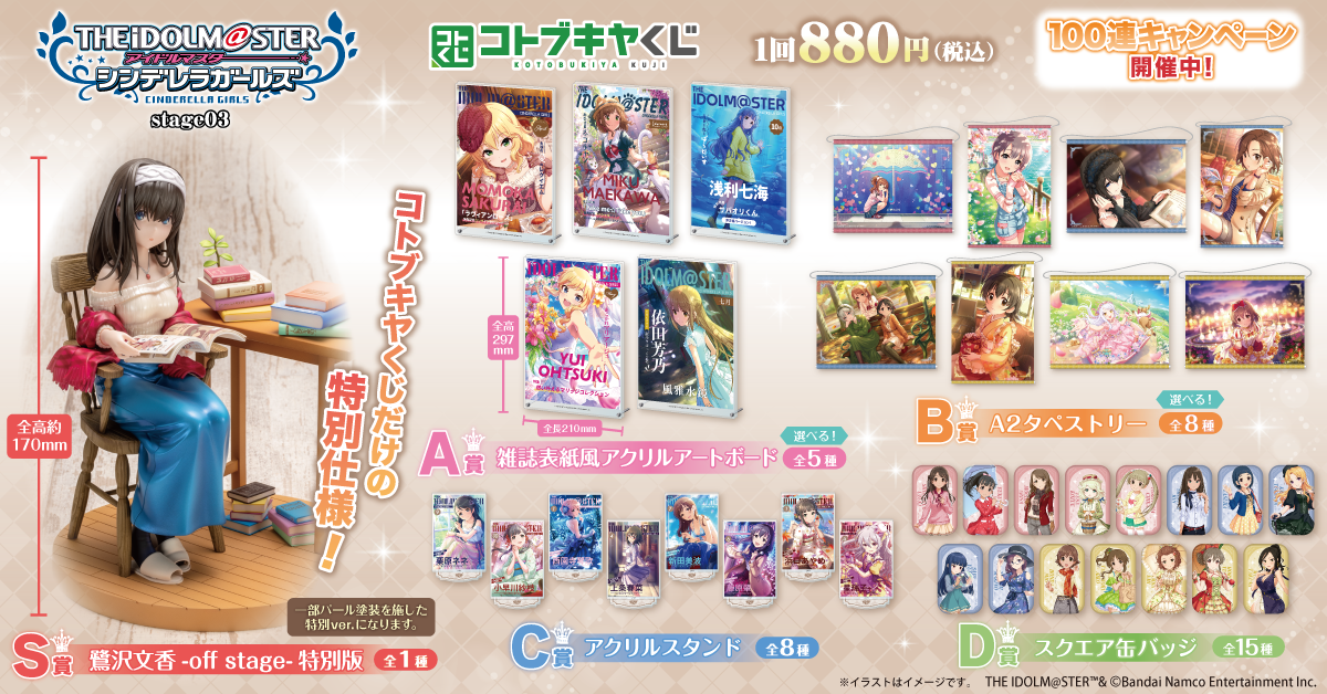 コトブキヤくじ アイドルマスター シンデレラガールズ stage03