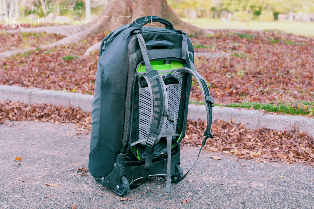 レビュー】 OSPREY – Sojourn Wheeled Travel Pack 60L | 現代戦技研究
