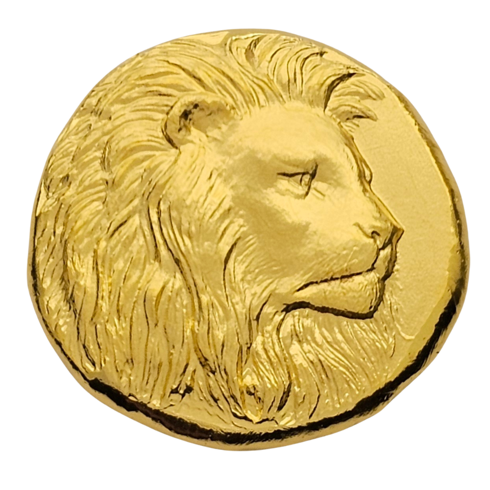 Lithic Metals 999 Gold 1/2 Oz Hand Poured “Lion” Round Limited