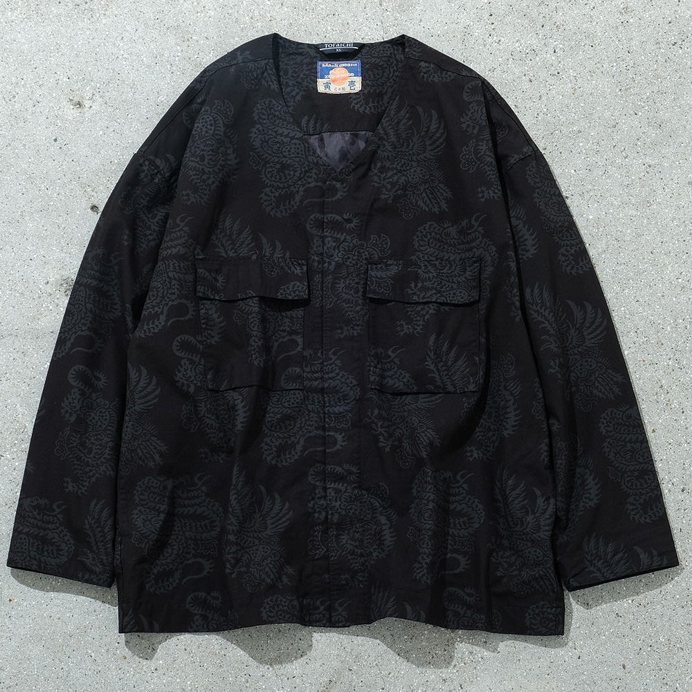 寅壱 × blackmeans × Zepanese Club TZB鯉口シャツブルゾン 220713H