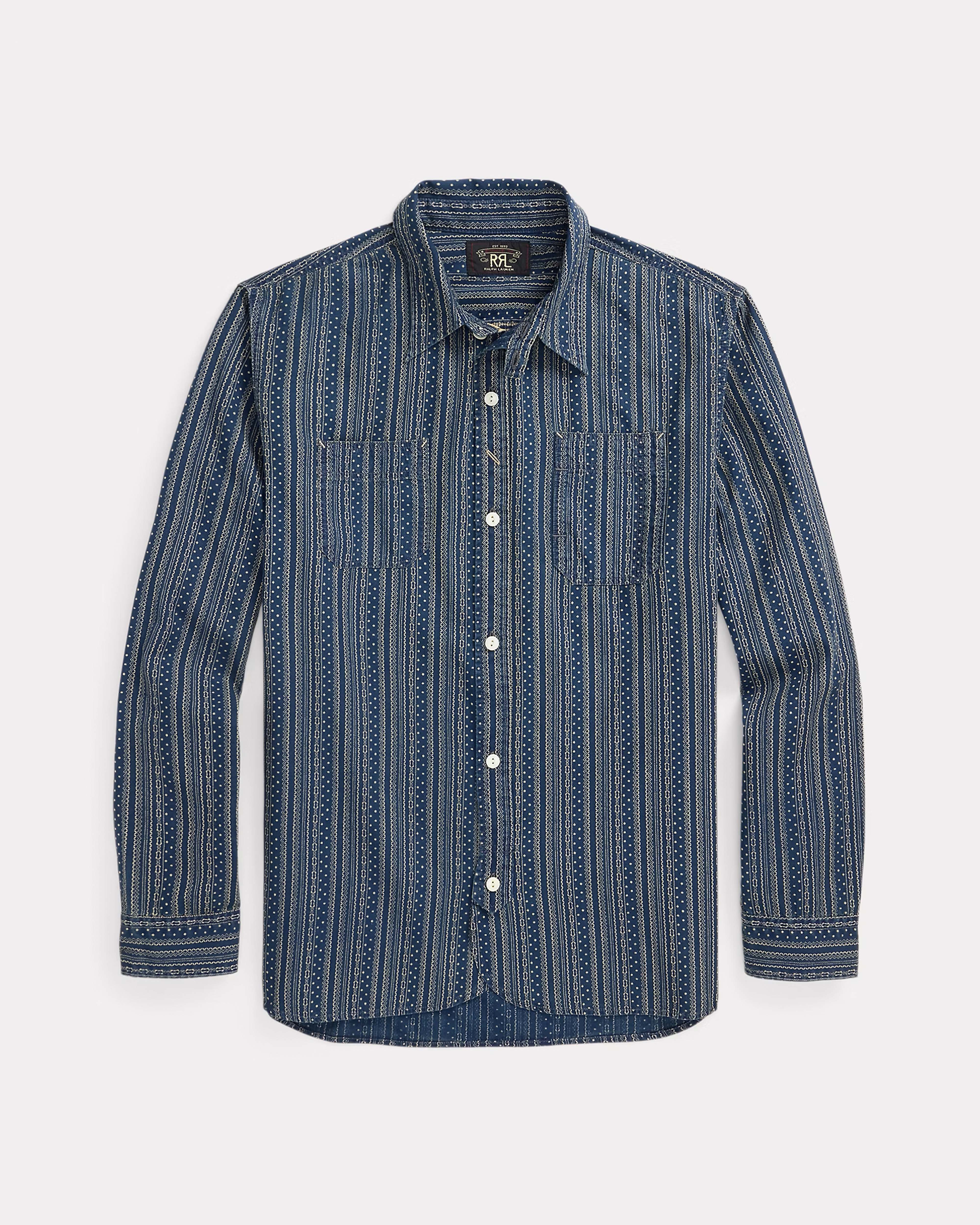 RRL INDIGO PRINT WORKSHIRT – Lawrence Covell