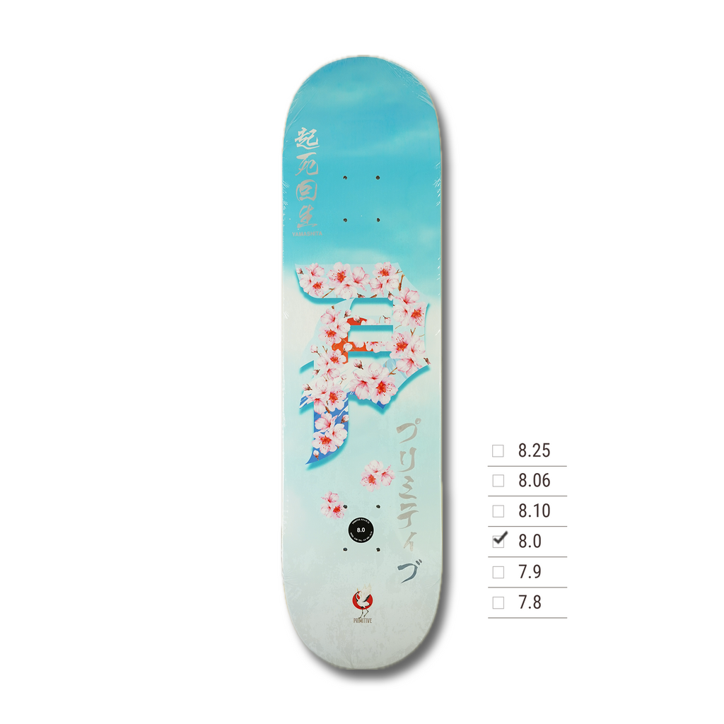 PRMITIVE YAMASHITA RISING DIRTY P DECK - 8.0 – Leapsskateboarding