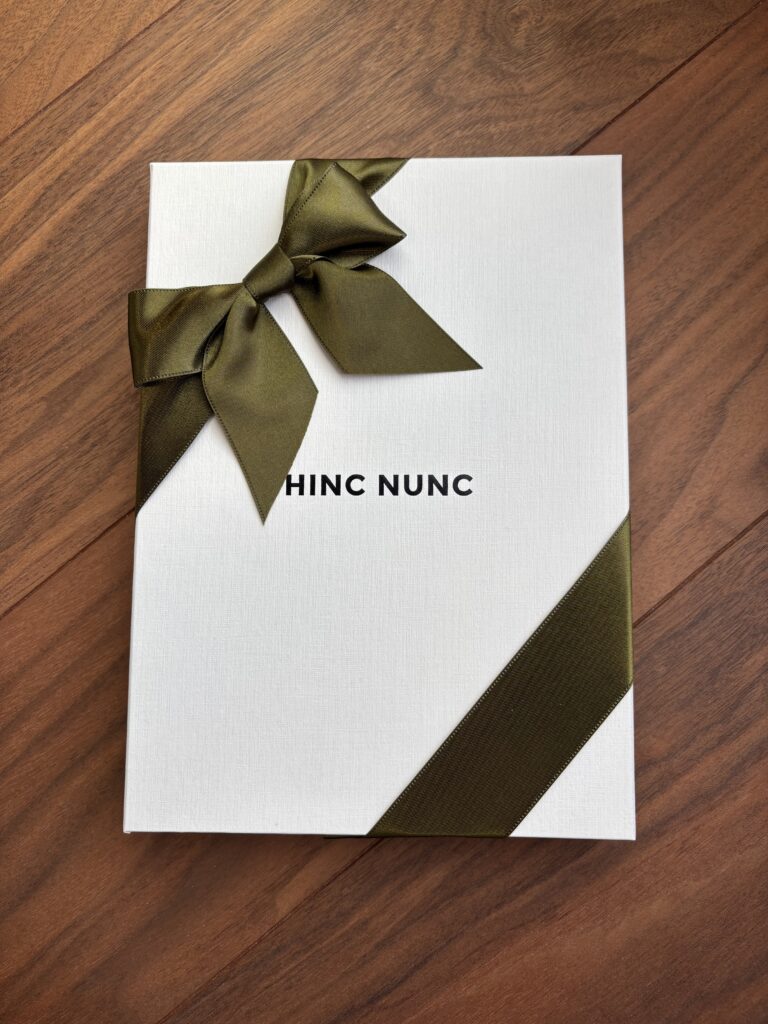 HINC NUNC【ヒンクヌンク】自分へのクリスマスプレゼントに手帳カバー