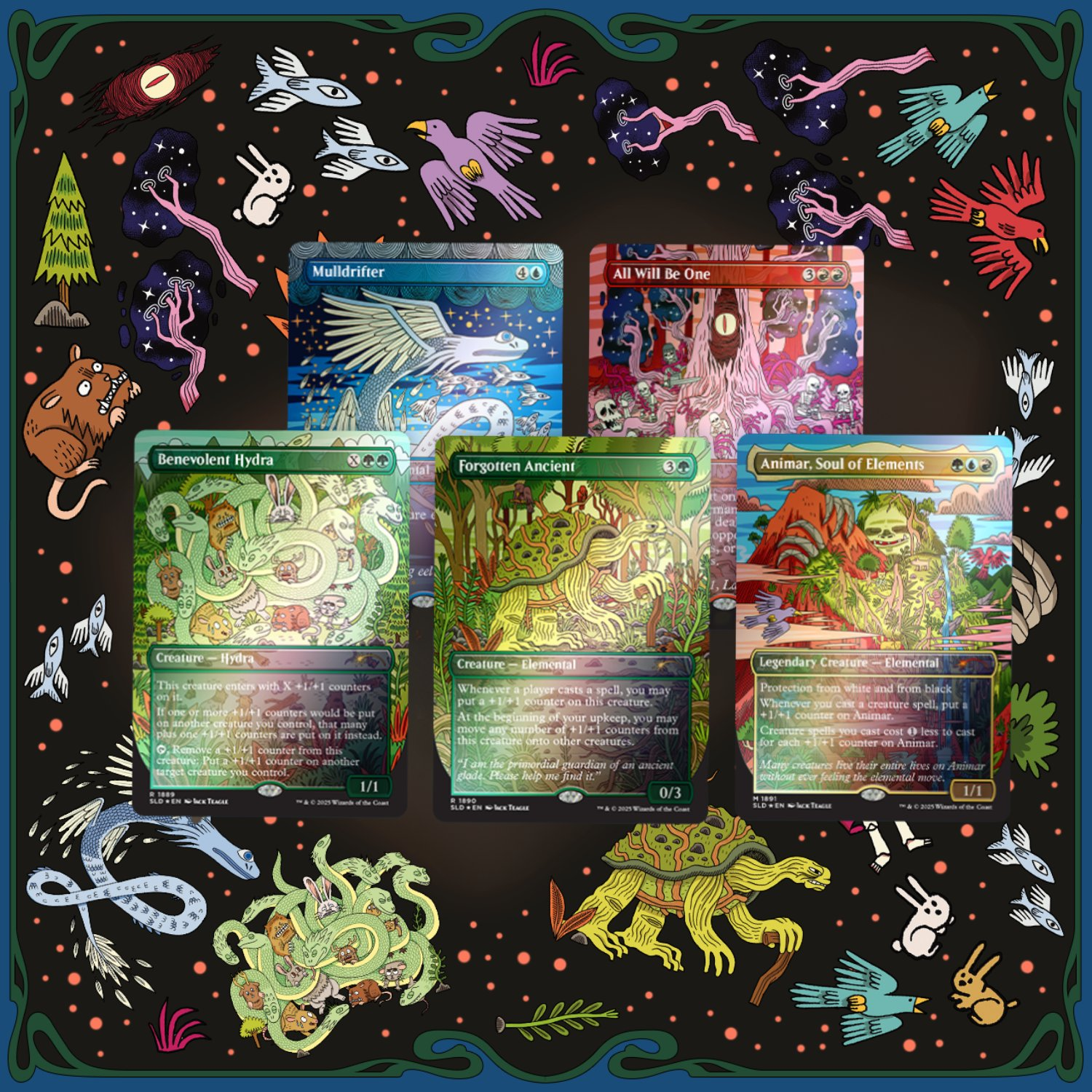 Secret Lair Drop: Animar & Friends (Rainbow Foil) | Legacy Game Store