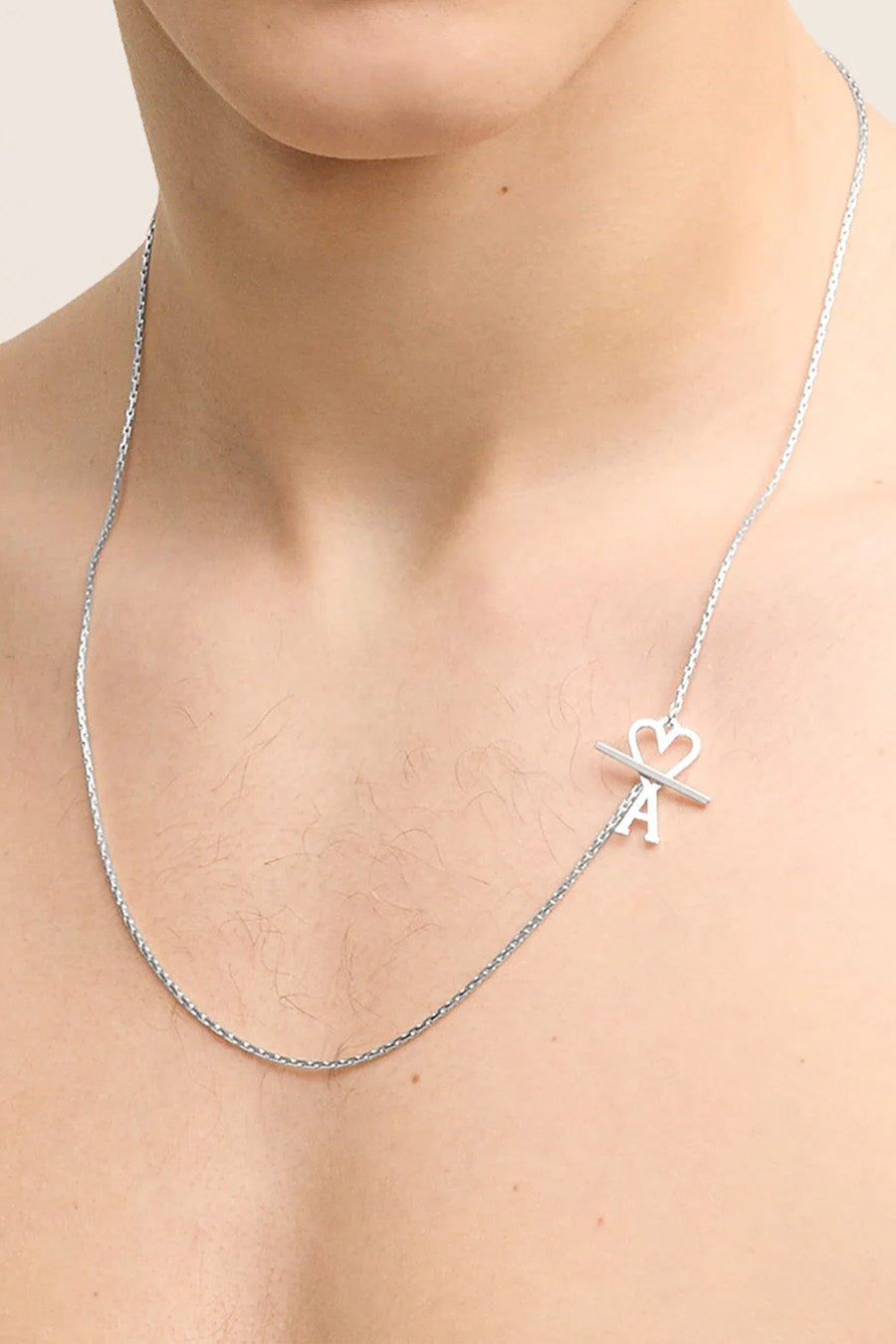 AMI PARIS - SILVER ADC 2 IN 1 CHAIN NECKLACE – LE LABO STORE