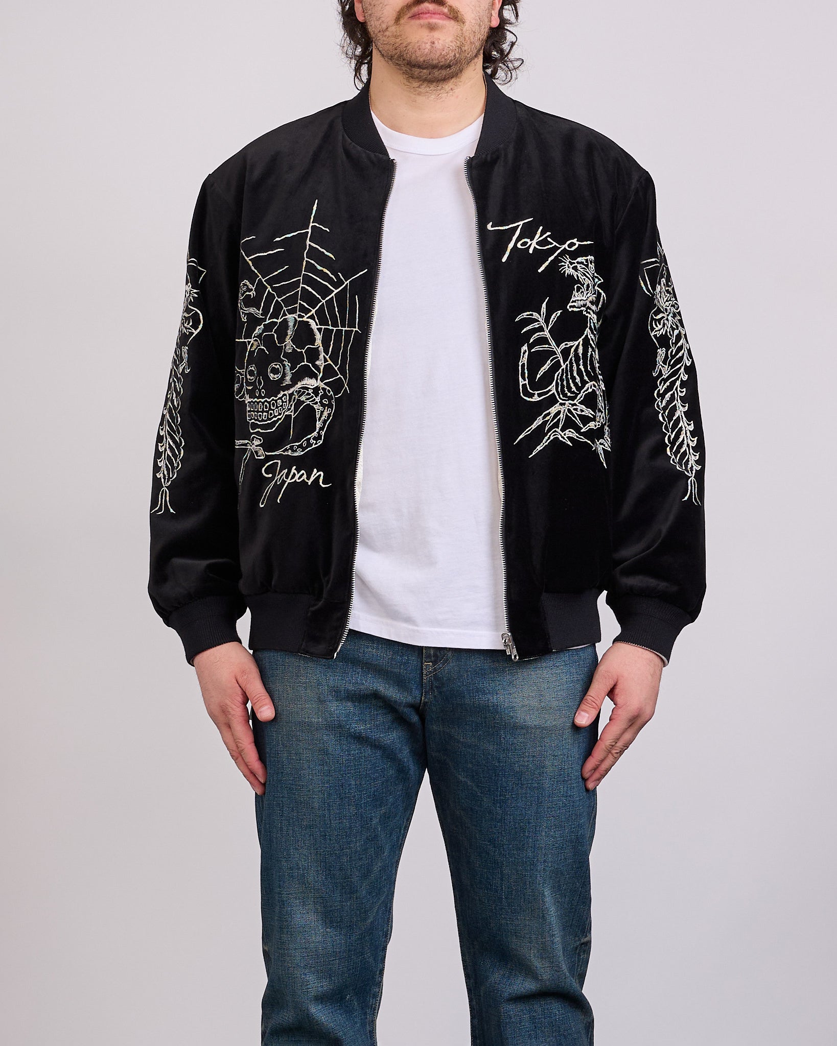 Neighborhood Souvenir Jacket Black – LESS 17